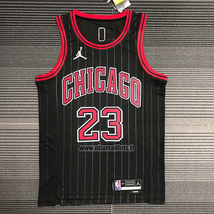 Maillot Chicago Bulls Michael Jordan NO 23 Statement 2020-21 Noir